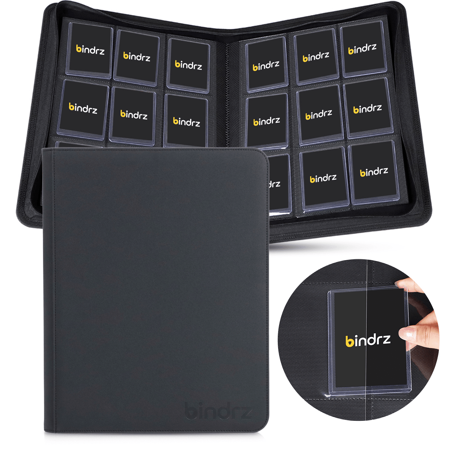 9-Pocket 252 Top Loader Binder (Black)