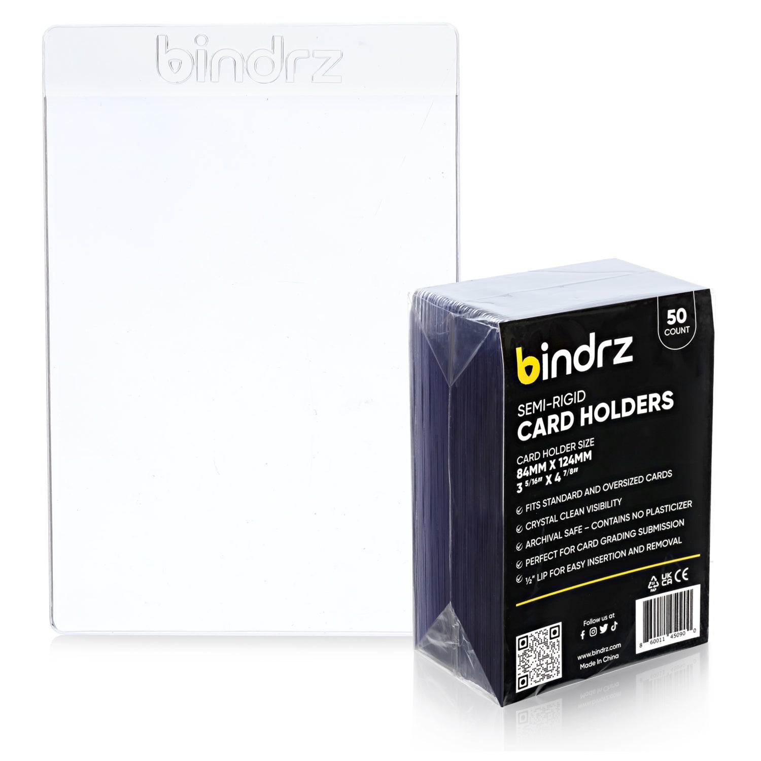Semi-Rigid Card Holders (50) Semi-Rigid Card Holders (50)