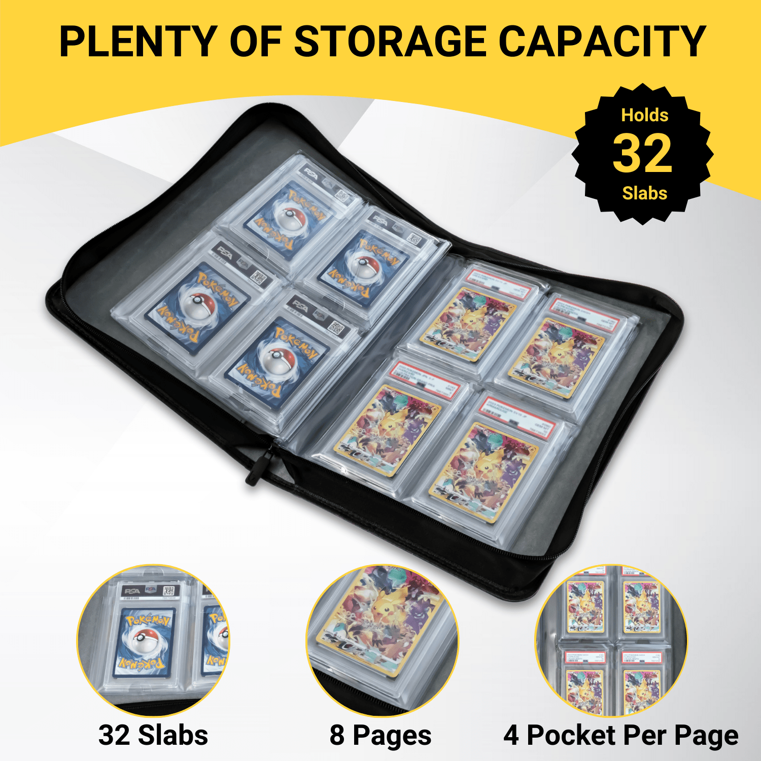 32 Graded Card Binder bindrz 32 Graded Card Binder bindrz