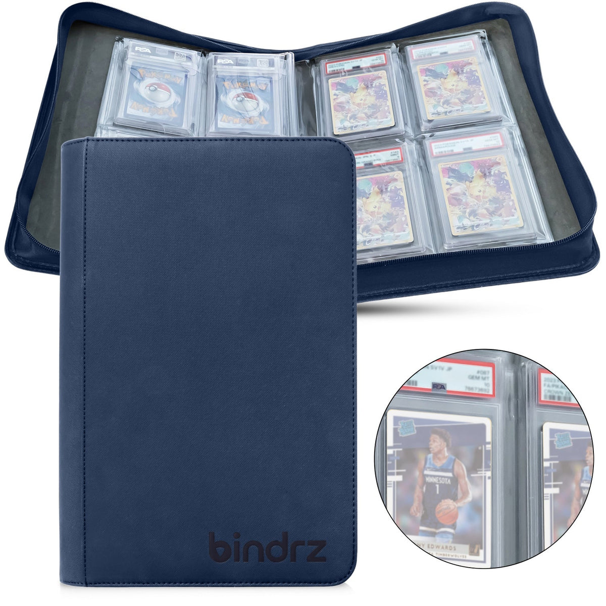 blue card binder 32 Graded (Blue) this binder exudes luxury Blister Option:Latias (Blue Square Cut) Yu-Gi-Oh! - Shining Draw trading card display frame