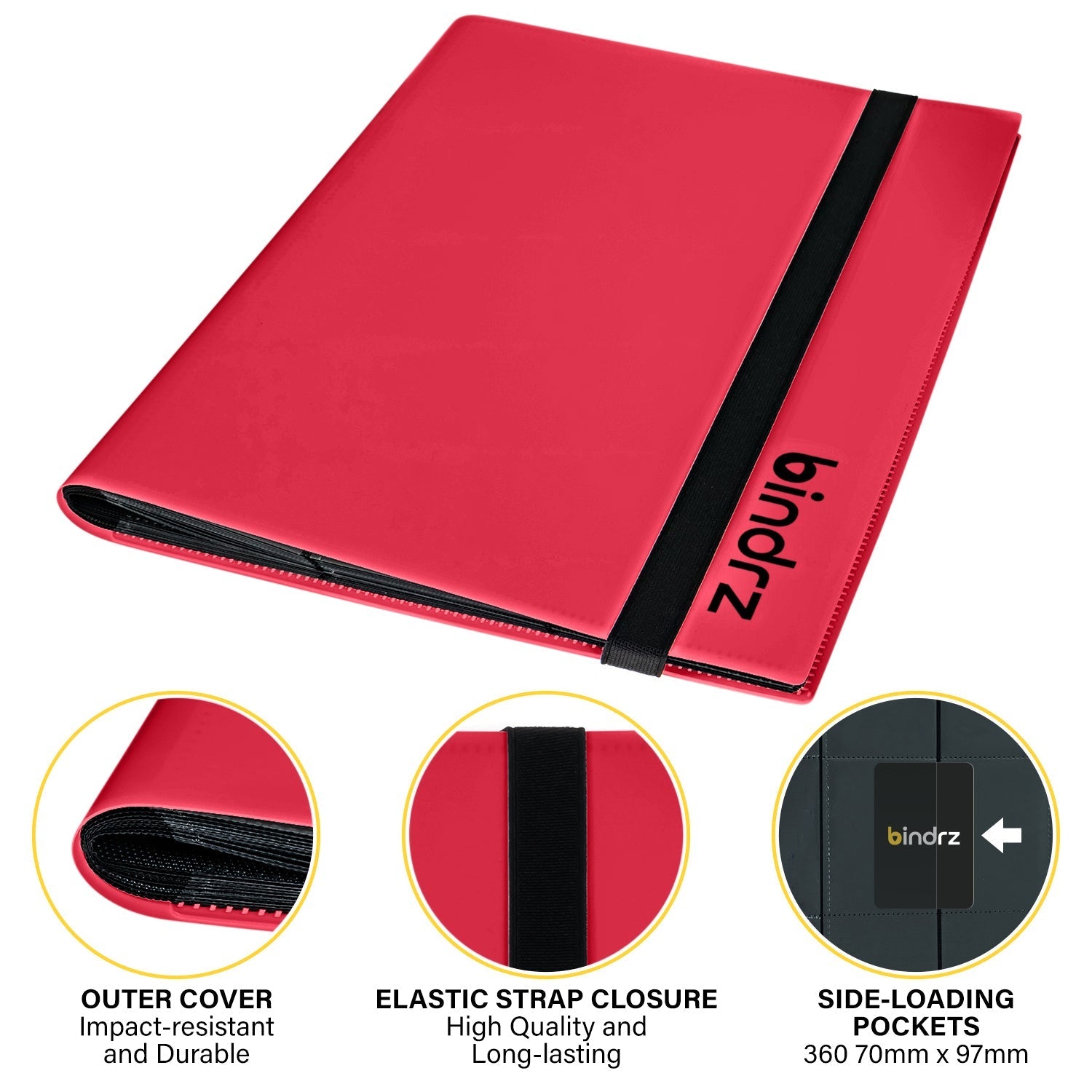 9-Pocket Strap Binder bindrz 9-Pocket Strap Binder bindrz