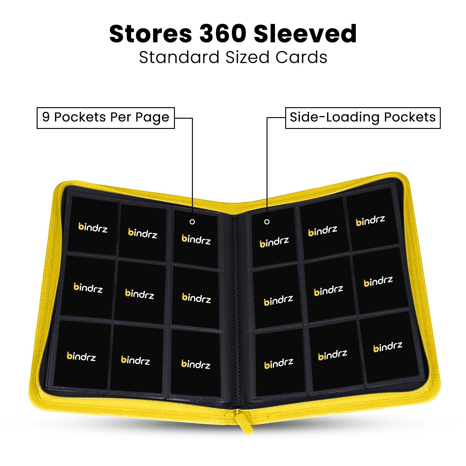 thumbnail image 2 of Trading Card Binder, 9 Pocket Side Loading Card Album Hold Up To 540 Cards,Durable 2 of 13